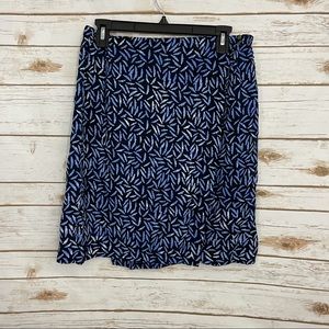Nomadic Traders Blue Button Wrap Skirt
